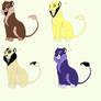 Neck Fur Lionesses for Adoption!!!!