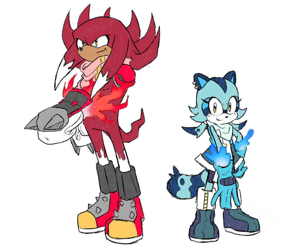 Kuckles Form Super Forms: Knuckles and Marine by CGKJ on DeviantArt
