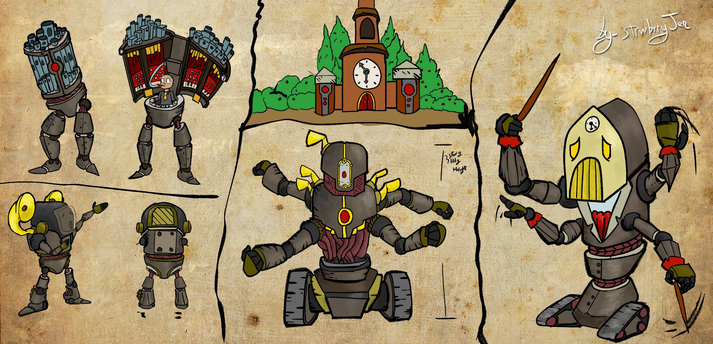 the cathedral mechaGears concepts