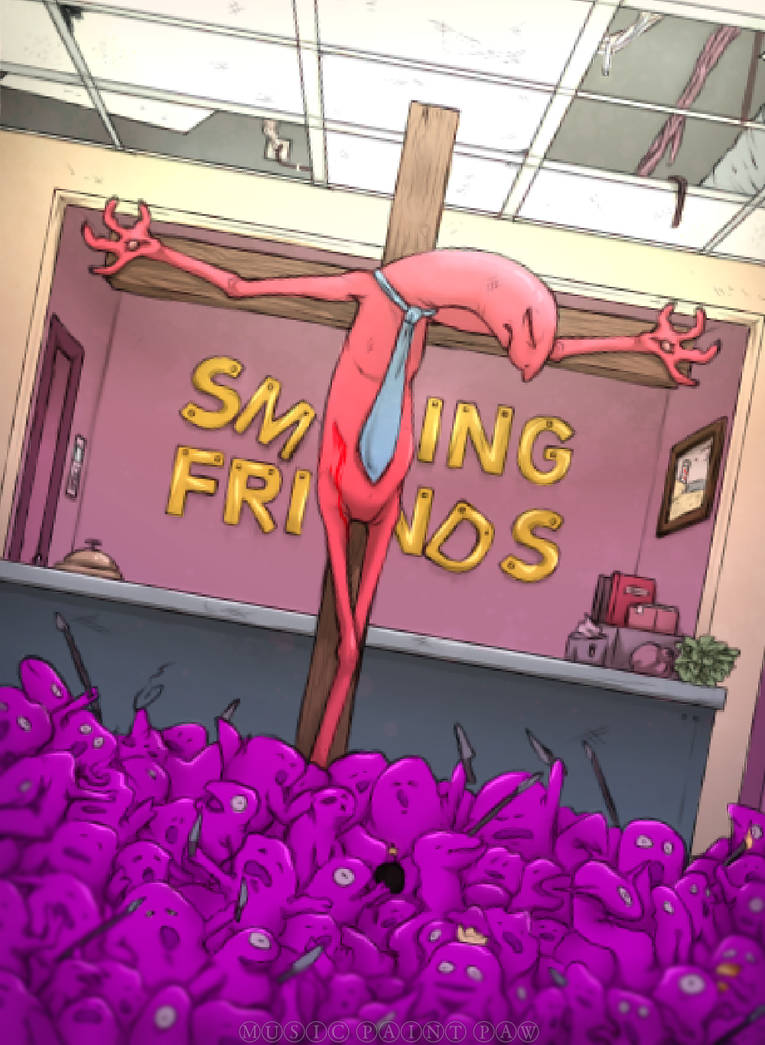 Smiling friends remake screenshot by musicpaintpaw123 on DeviantArt