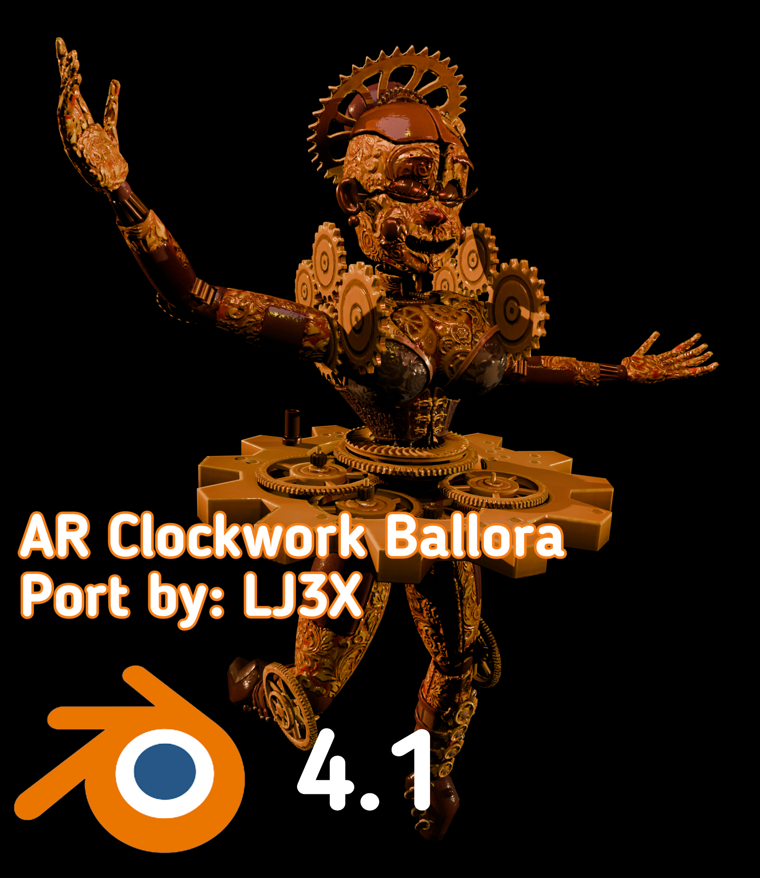 Clockwork Bellora Fnaf ar clockwork Ballora by lJ3X on DeviantArt