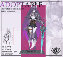 DA-01 animated gif adoptable auction(open) by KITnewplayer