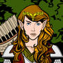 Pathfinder: Elven Ranger Syndra Niorith (Face)