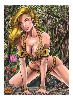 ACEO 0232 Sheena, Queen of the Jungle (Golden Age)