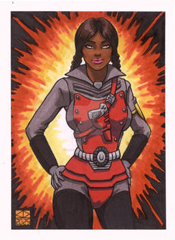ACEO 0397 Raven (GI Joe)