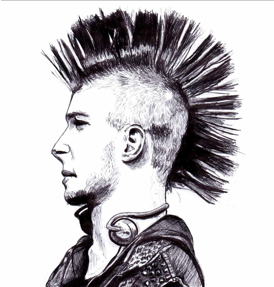 Mohawk Drawing by EMZL on DeviantArt