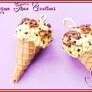 Pretzel Ice Cream - Earrings