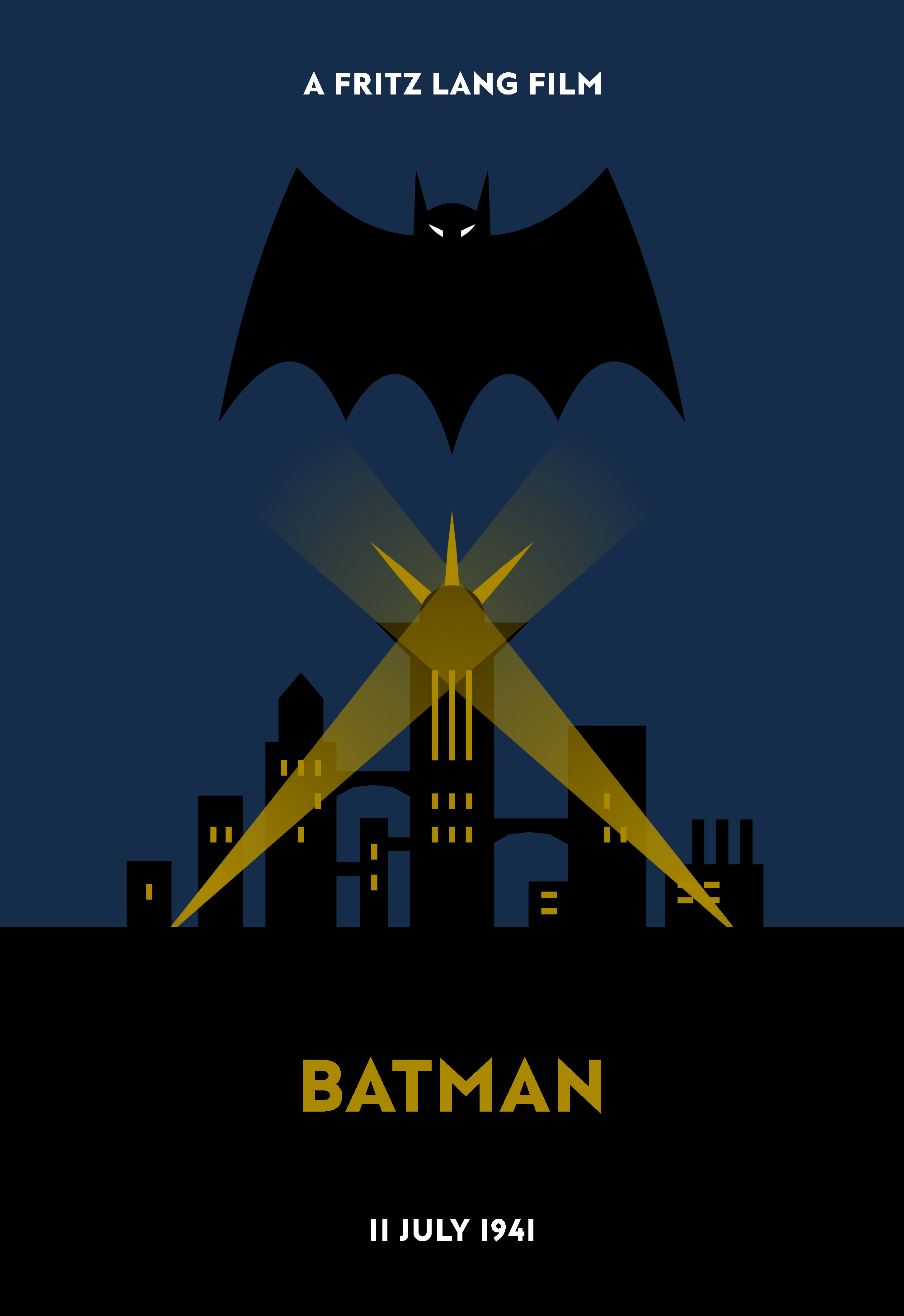 Alternate History 1941 Batman movie by Fritz Lang