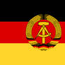Flag East Germany State 1959-73 Civil 1973-90