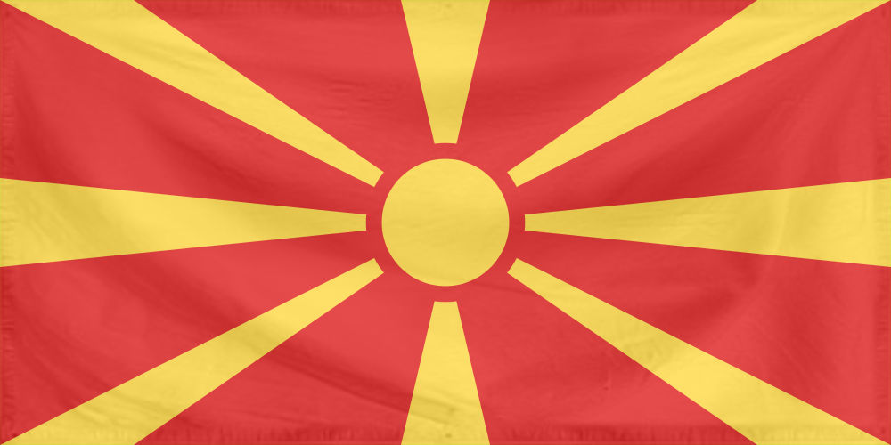 Rippled Flag North Macedonia by History-Explorer on DeviantArt