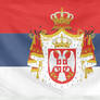 Rippled Flag Serbia State 1882-1918