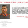 Iosif Stalin - role of the state