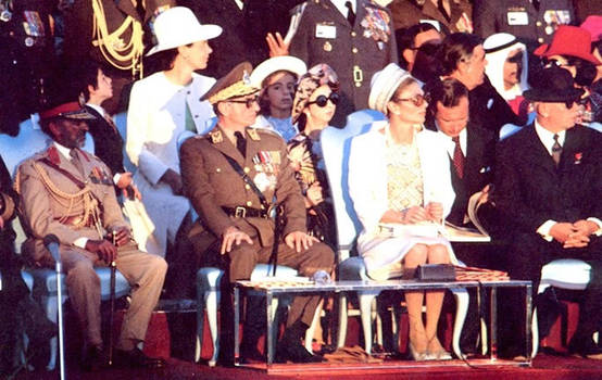 Mohammad Reza Pahlavi and Haile Selassie