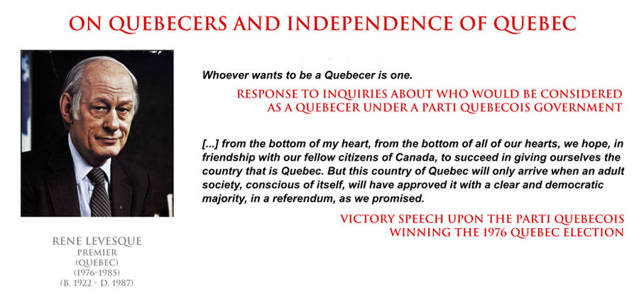 Rene Levesque - Quebecers and Quebec independence by History-Explorer ...