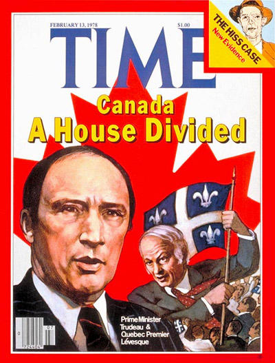 Time Canadian Issue Time Magazine - Canada A House Divided (1978) by History-Explorer on ...