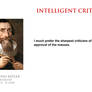 Johannes Kepler - intelligent criticism
