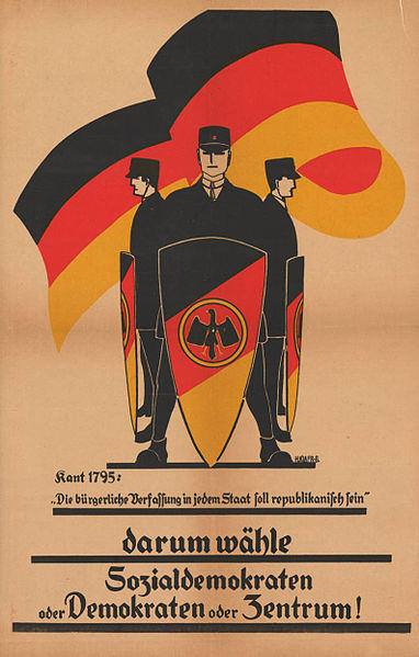 Flagge Rot-Schwarz-Rot Stock Illustration