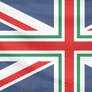 Rippled Flag Britain (alt hist green for Wales)