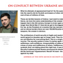 Voldymyr Zelenskyy - on conflict with Russia