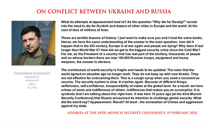 Voldymyr Zelenskyy - on conflict with Russia by History-Explorer