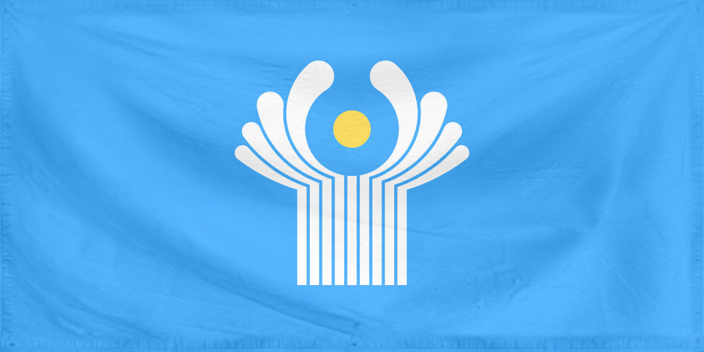 Commonwealth of Independent States Flag Pennant in Polyester Commonwealth of Independent States Flag Pennant in Polyester