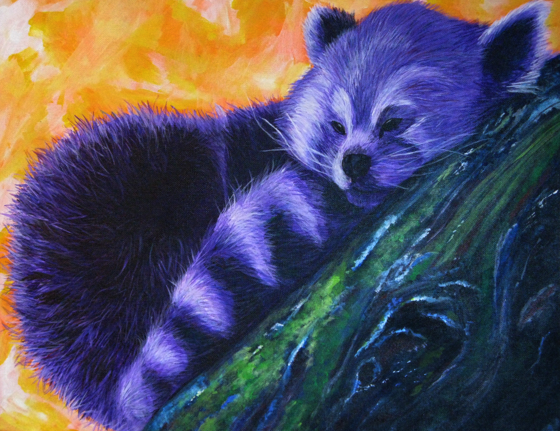 Purple Red Panda