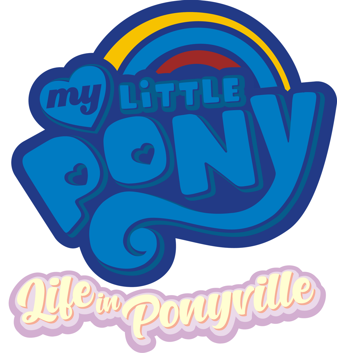 My Little Pony Life in Ponyville Logo by AstralPhoenix-250 on DeviantArt