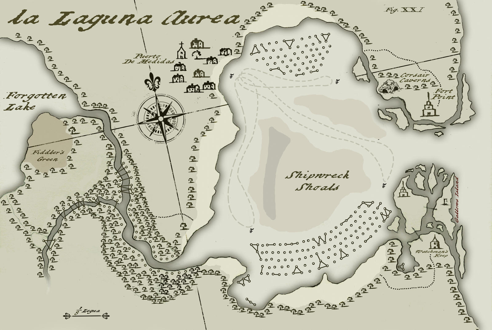 Laguna Aurea - Map Concept