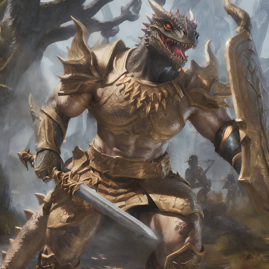 Argonian Ranger Argonian warrior by KoboldCollector on DeviantArt