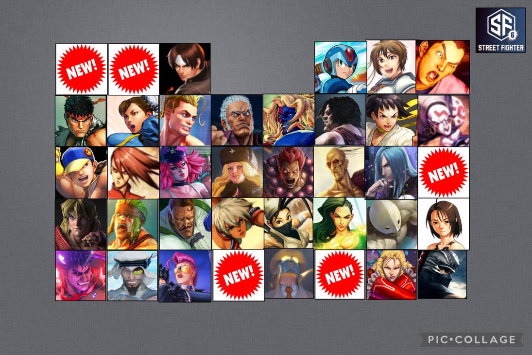Street Fighter 6 - My Roster Wishlist by Residentmaster on DeviantArt