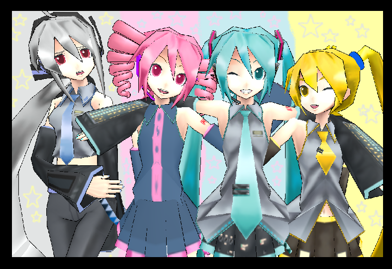Haku Teto Miku And Neru By Whatthefoxbecca On Deviantart Haku Teto Miku And Neru By Whatthefoxbecca On Deviantart