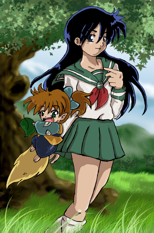 Kagome and Shippo