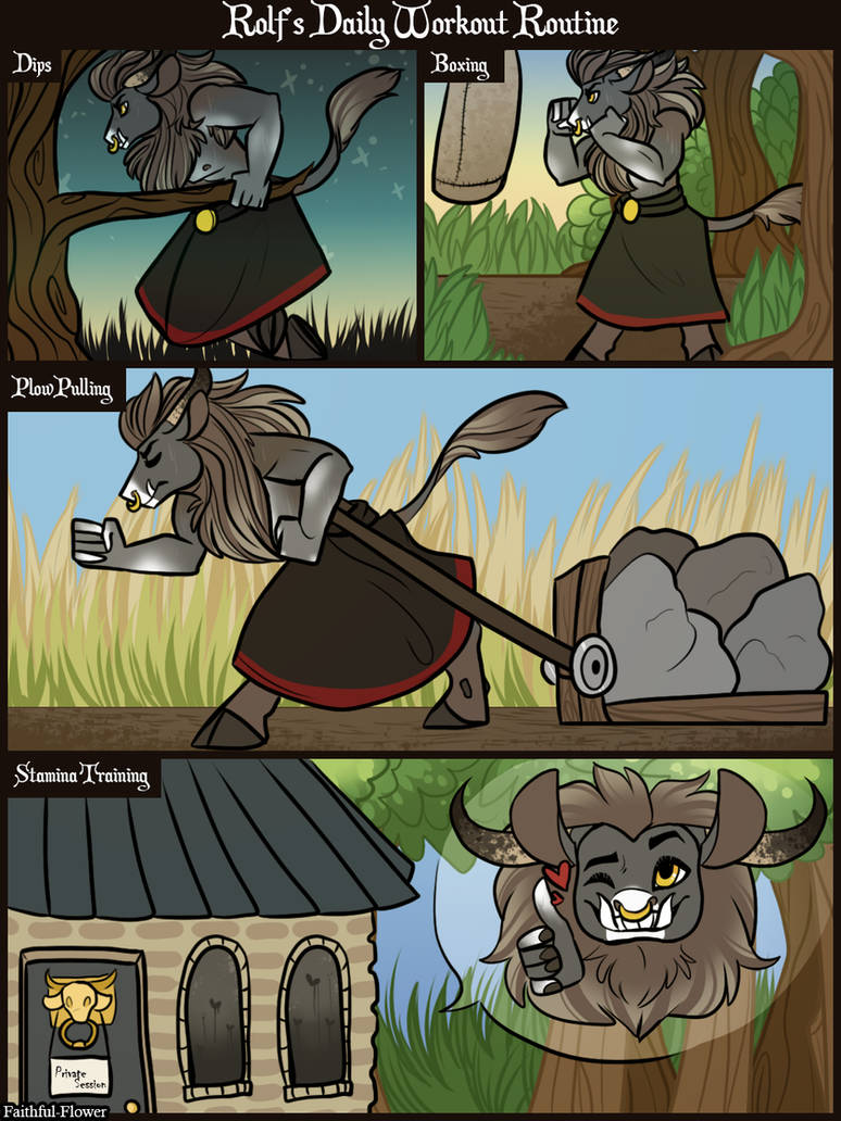 Rouges Workout Comic Morning Workout - Comic Com by Faithful-Flower on DeviantArt