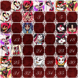 Hazbin Hotel Grid - OPEN