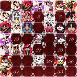 Hazbin Hotel Grid - OPEN