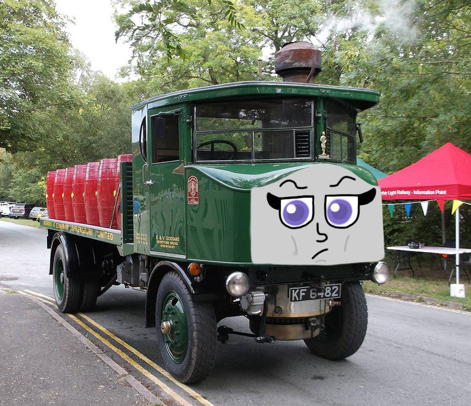 Bertha the Old Grumpy Steam Lorry by Haileytheengine200 on DeviantArt