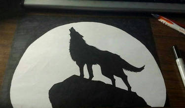 Wolf Silhouette ^-^
