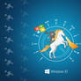 Windows 10 ninja cat unicorn wallpaper