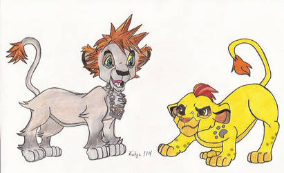 Kingdom hearts Sora meets Kion