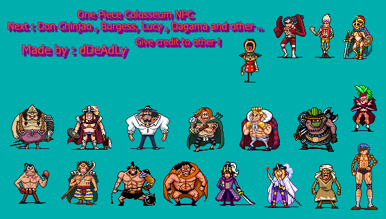 MY ONE PIECE FIGHTING GAME ROSTER by Almeida1102 on DeviantArt