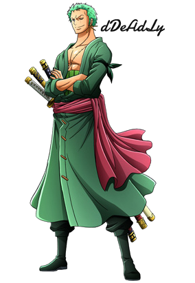 Roronoa Zoro Render, One Piece Roronoa Zoro character, png