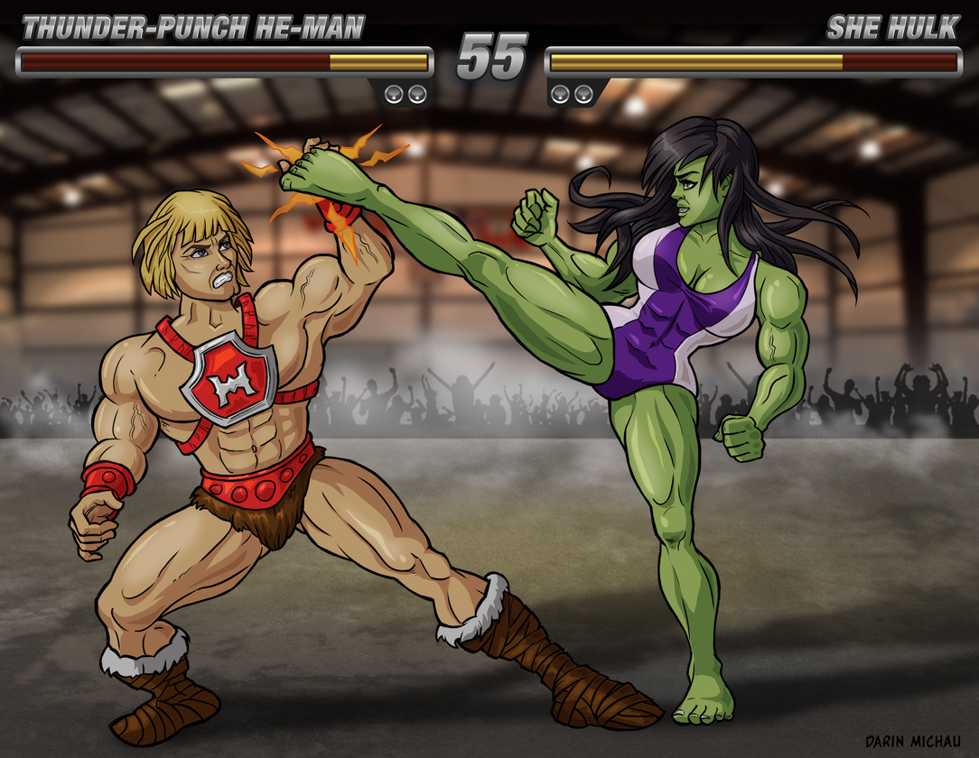 She-Hulk vs He-Man