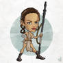 Rey from Star Wars Mascot