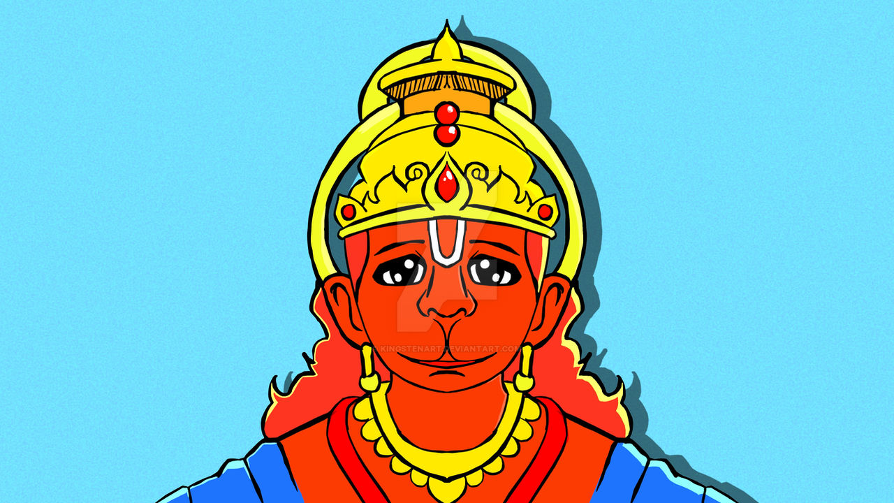 Sankat Mochan Mahabali hanuman by kingStenart on DeviantArt