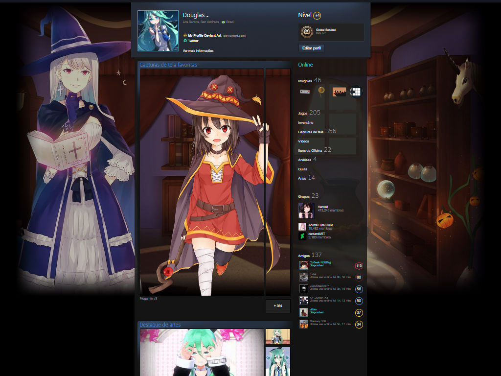 Megumin V3 Steam Profile Design By ZDouglas On DeviantArt megumin-v3-steam-profile-design-by-zdouglas-on-deviantart