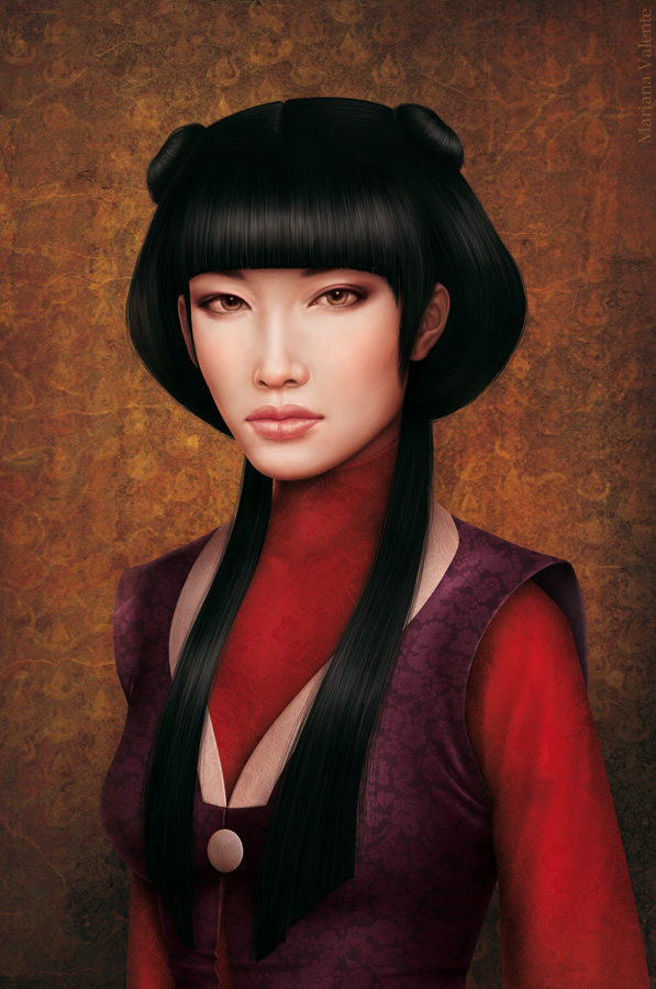 Realistic Painting of Mai by missbennet