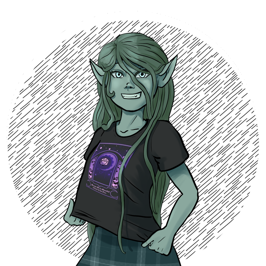 Merrow wearing shirt by MerrowOfTheFjord on DeviantArt