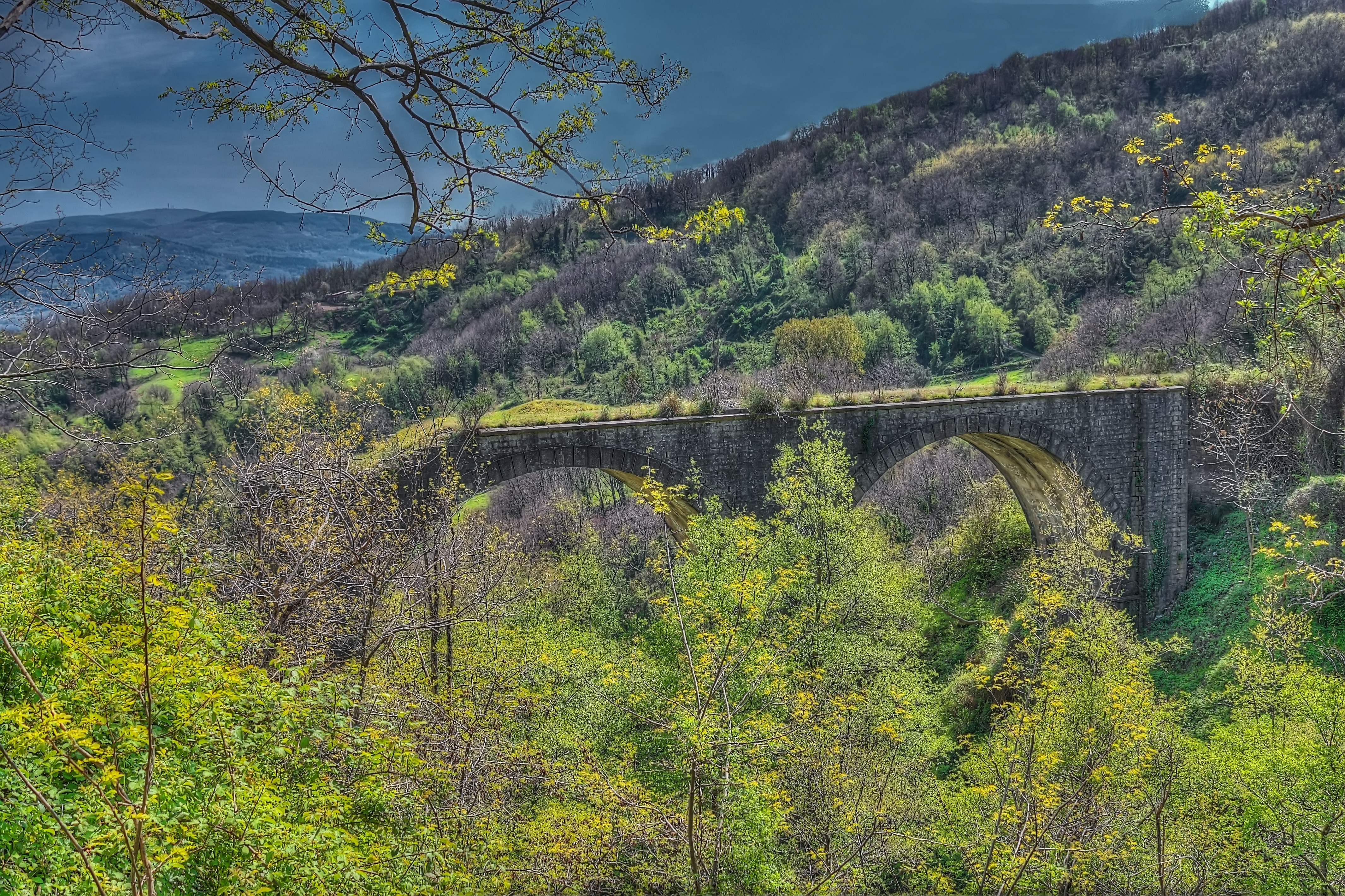 Broken bridge - HDR