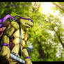 Donatello in the woods