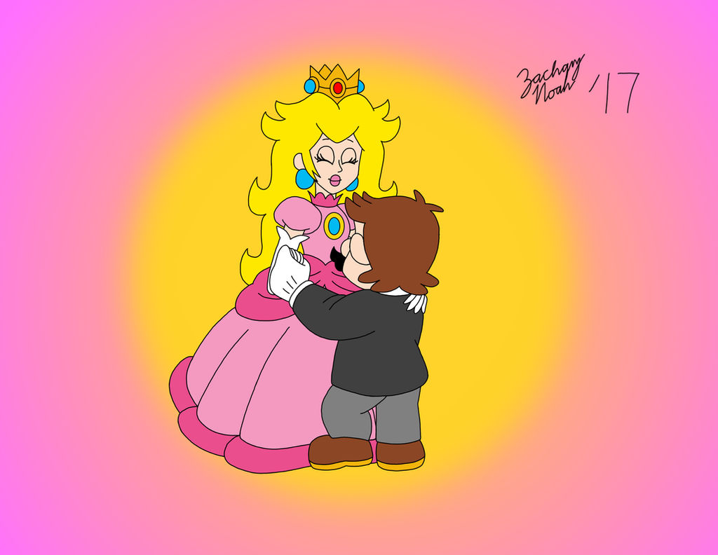 Mario and Princess Peach: A Dreamy Dance